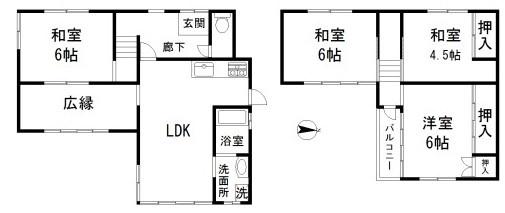 京都市右京区鳴滝桐ケ淵町の中古一戸建
