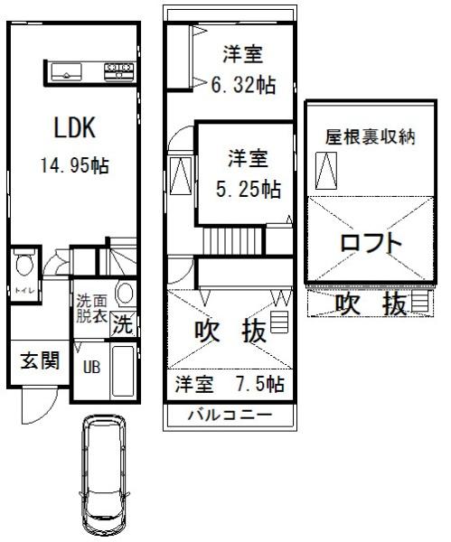 京都市下京区梅小路本町の中古一戸建て