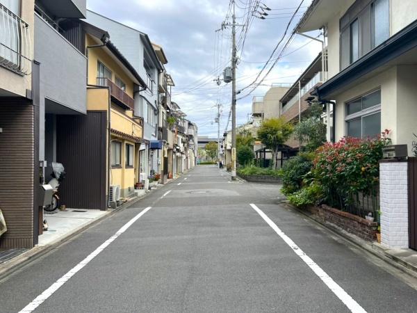京都市中京区西ノ京南円町の土地(前面道路含む現地写真)