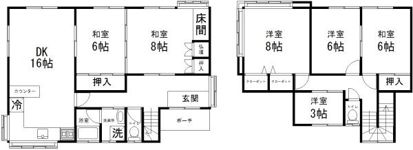 長岡京市神足屋敷の中古一戸建て
