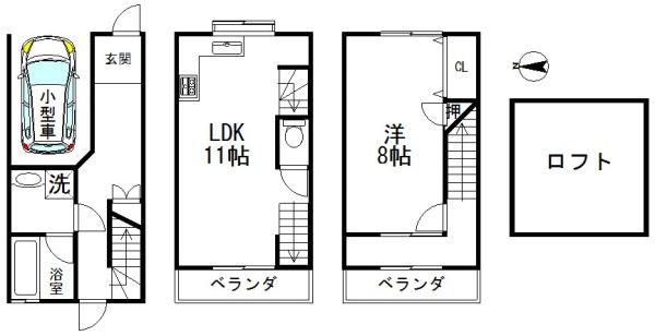 京都市山科区川田欠ノ上の中古一戸建て