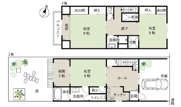 京都市上京区柏清盛町の中古一戸建