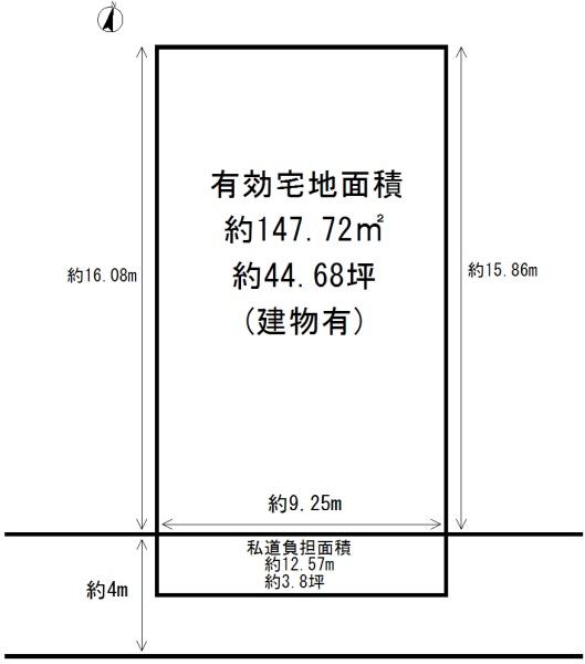 京都市右京区太秦一町芝町の土地