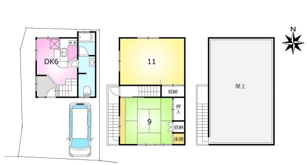 京都市左京区田中里ノ内町の中古一戸建