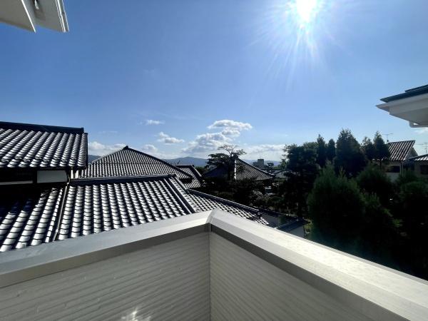 京都市北区大宮薬師山東町の新築一戸建(現地からの眺望)