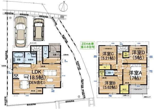 京都市西京区嵐山谷ケ辻子町の新築一戸建