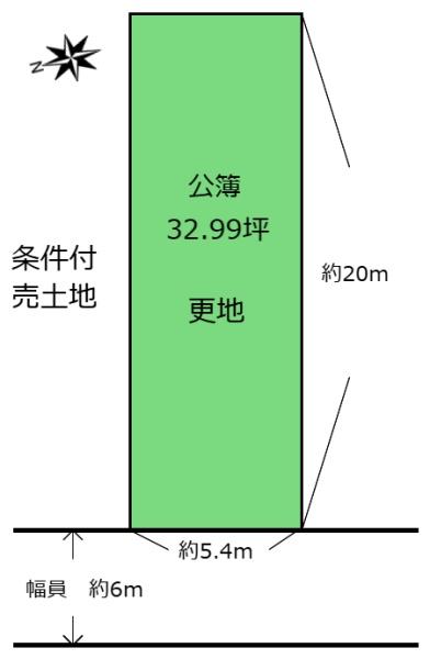 京都市北区衣笠北天神森町の土地