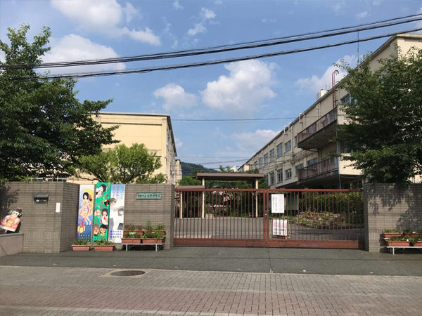 京都市左京区田中里ノ内町の土地(京都市立高野中学校)