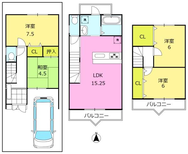 京都市北区上賀茂土門町の中古一戸建て