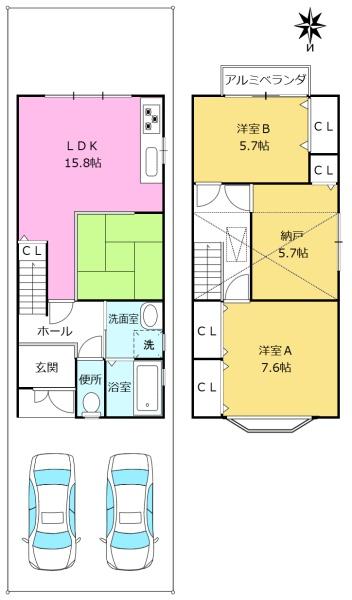 京都市右京区常盤出口町の中古一戸建