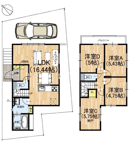 京都市北区大宮玄琢北町の新築一戸建