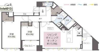ピアース四谷(間取り)