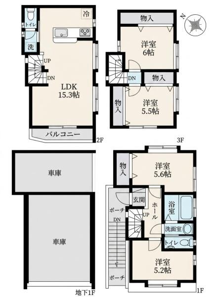 新宿区中落合３丁目の中古一戸建て