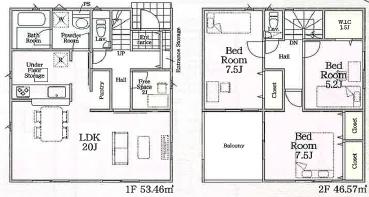 川成島第2新築住宅　1号棟