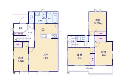 富士市厚原第二新築分譲住宅全4棟　A号棟
