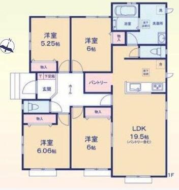 富士宮市大岩新築分譲住宅　A号棟