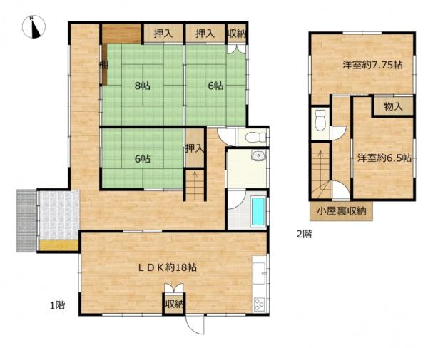 富士市原田の中古一戸建て