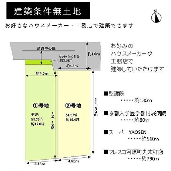 京都市左京区聖護院西町の土地