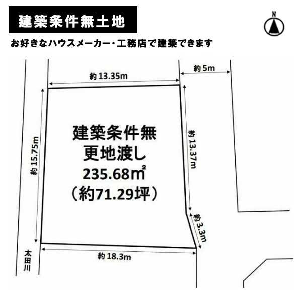 京都市左京区修学院千万田町の土地