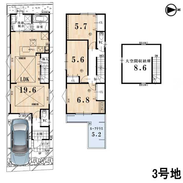 京都市東山区福稲上高松町の中古一戸建て