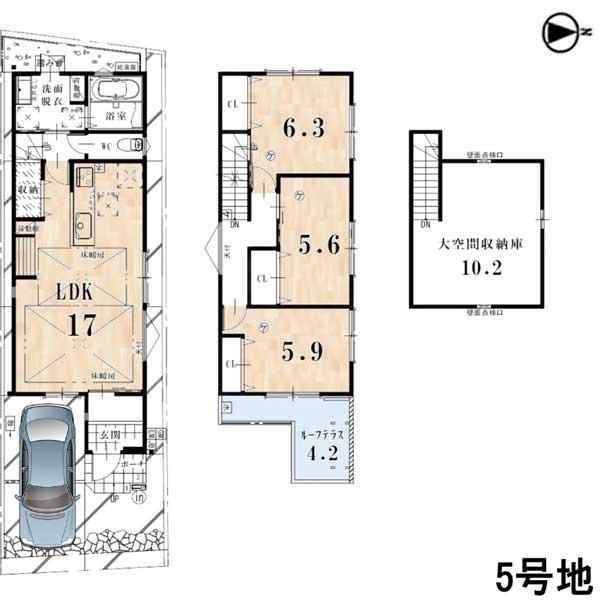 京都市東山区福稲上高松町の中古一戸建て