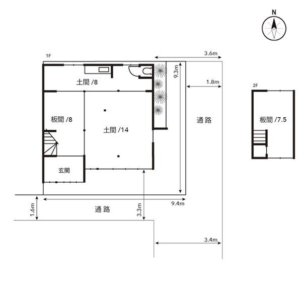 京都市北区紫野上柏野町の中古テラスハウス