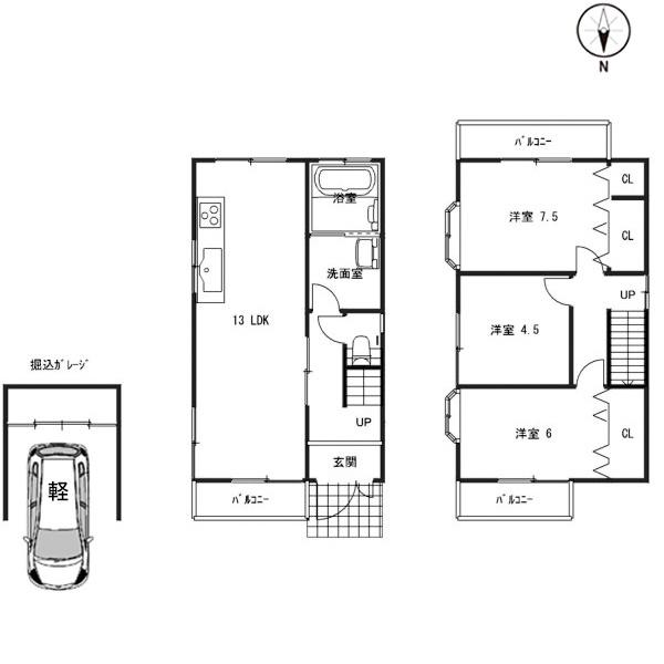 京都市左京区岩倉西河原町の中古一戸建