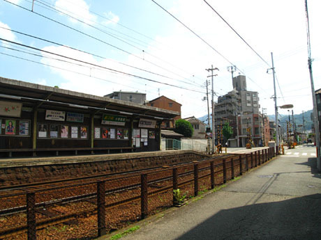 京都市左京区田中大久保町の土地(元田中駅(叡山電鉄叡山本線))