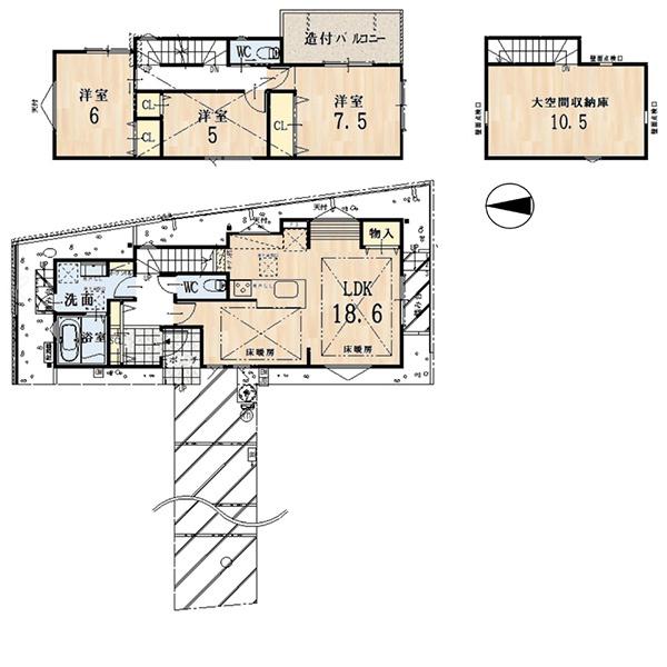 京都市北区大宮南林町の新築一戸建