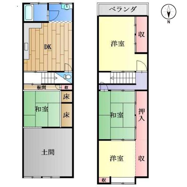 京都市北区衣笠高橋町の中古一戸建