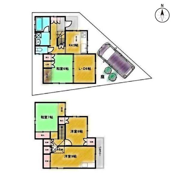 京都市北区大宮中林町の中古一戸建