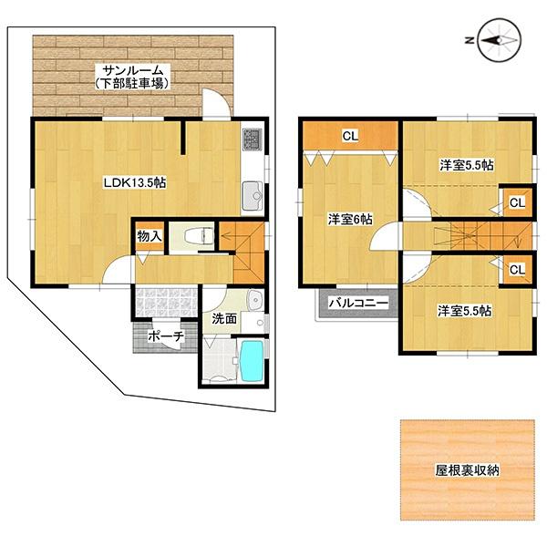 京都市北区大宮西総門口町の中古一戸建