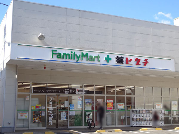 京都市上京区中社町の土地(ファミリーマート+薬ヒグチ西陣北店)
