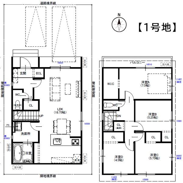 １期１号地