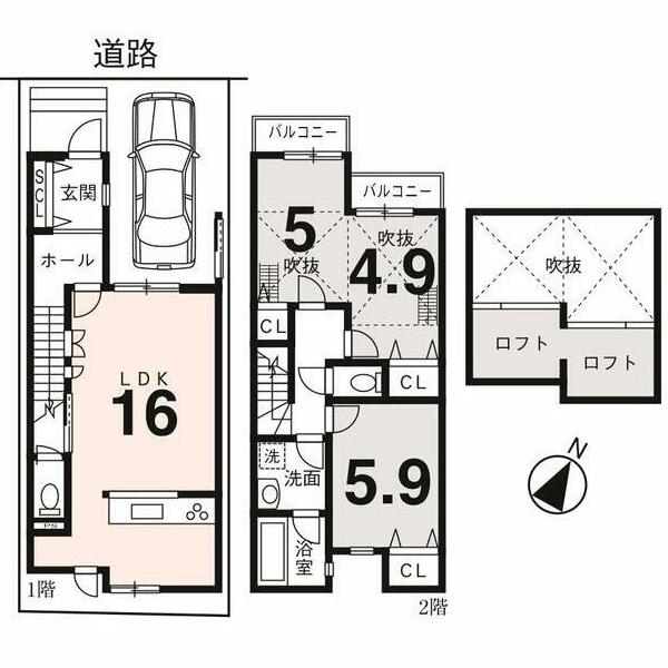京都市左京区田中古川町の新築一戸建