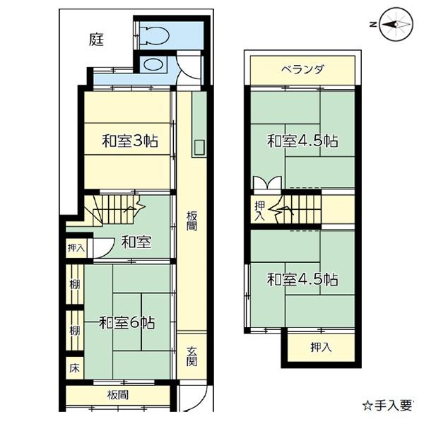 京都市上京区浄福寺通一条下る東西俵屋町の中古一戸建