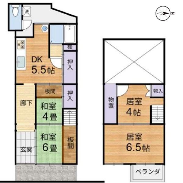 京都市上京区東今小路町の中古テラスハウス