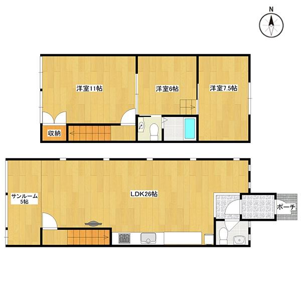 京都市左京区山端川岸町の中古一戸建