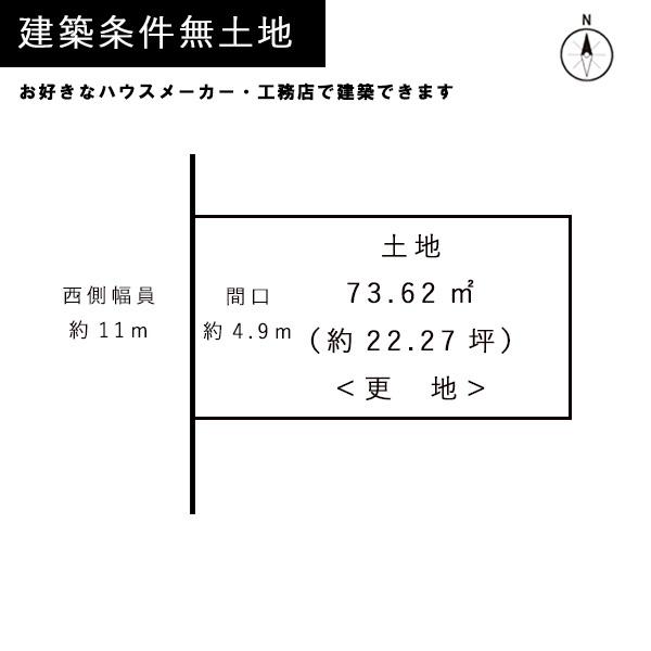 京都市北区紫竹西高縄町の売土地