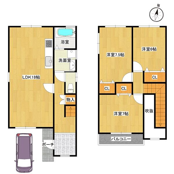 京都市北区大宮玄琢北東町の中古一戸建