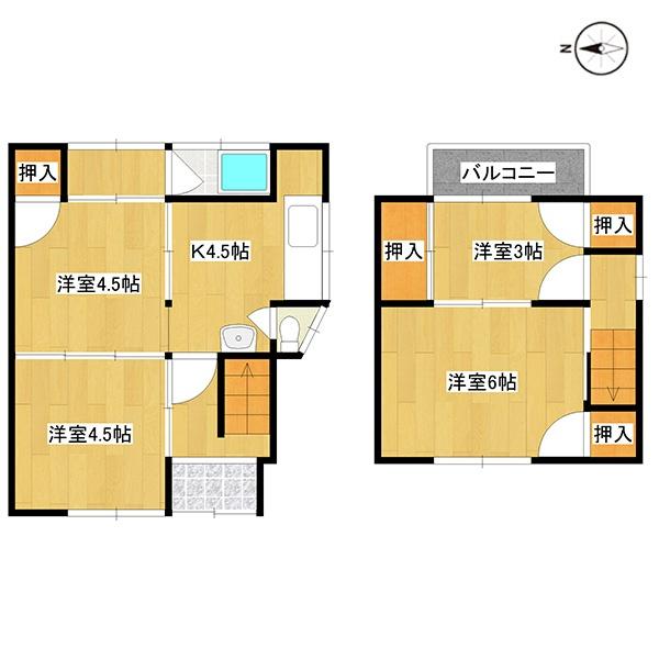 京都市西京区山田北山田町の中古一戸建