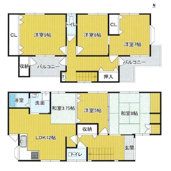 京都市北区紫竹東栗栖町の中古一戸建て