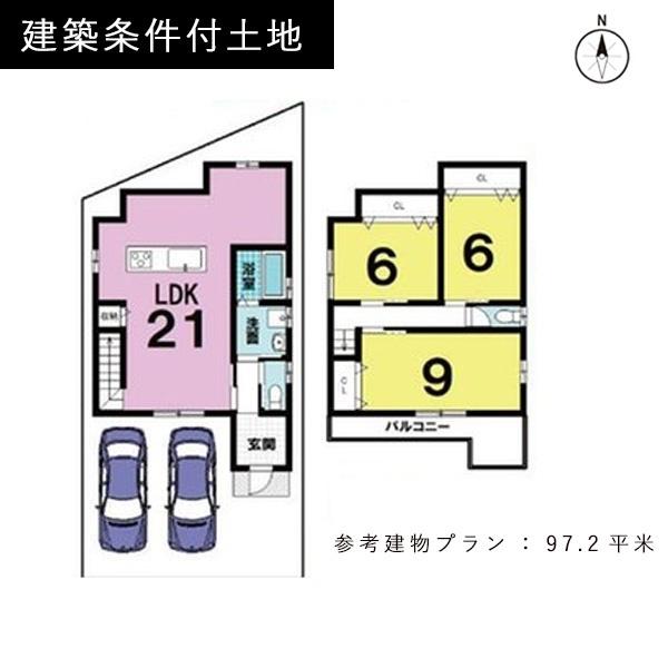 京都市北区紫竹上堀川町の売土地