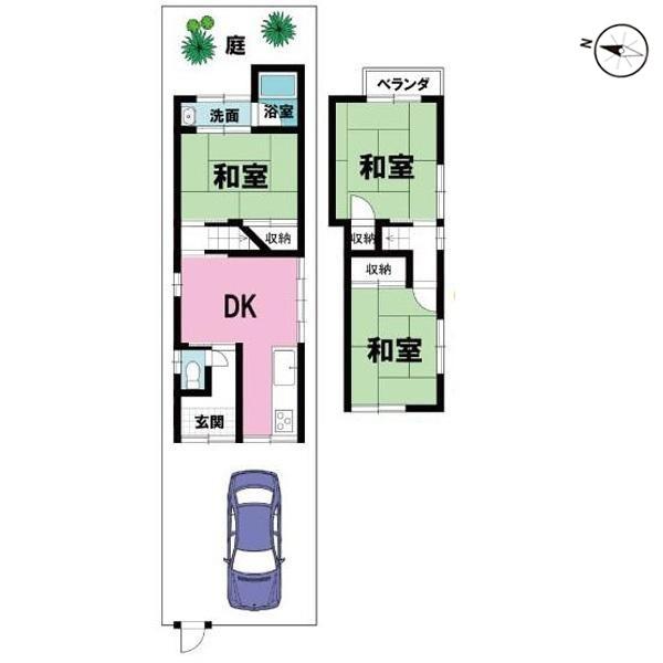 京都市北区西賀茂今原町の中古一戸建