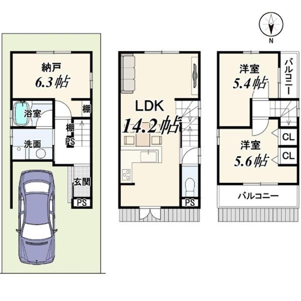 京都市上京区今小路通御前通西入上る観音寺門前町の新築一戸建