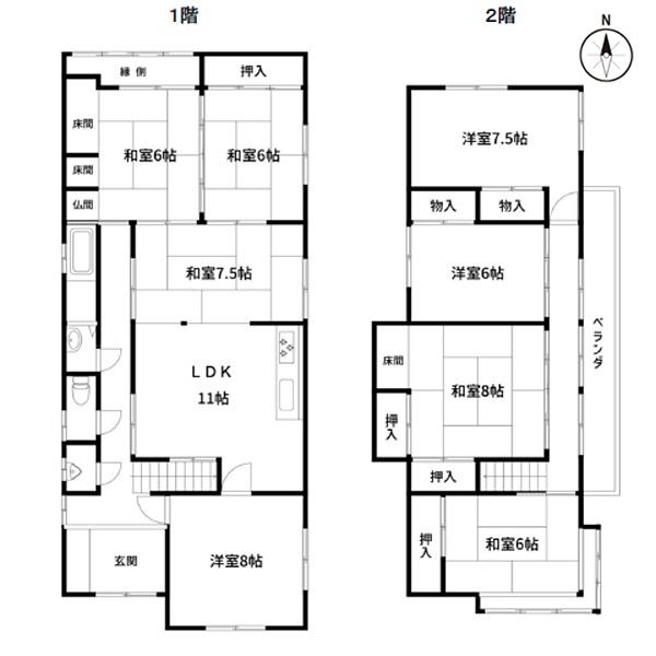 京都市北区西賀茂大深町の中古一戸建