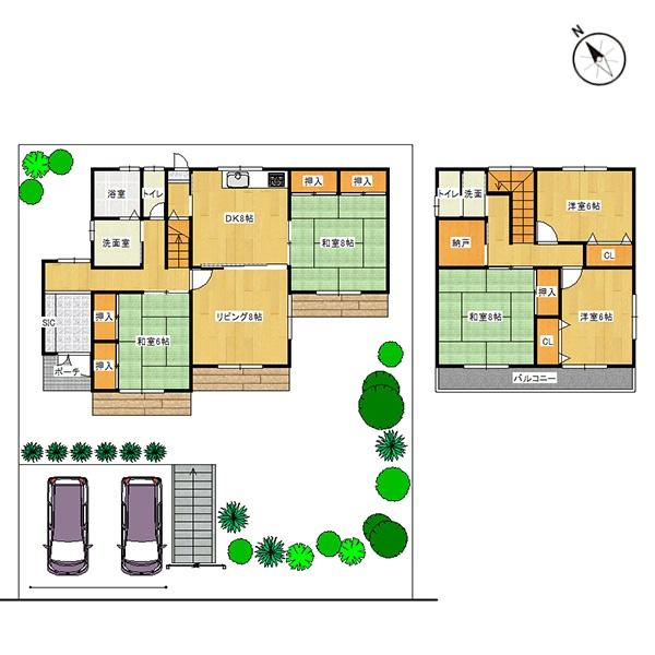 京都市西京区御陵大枝山町４丁目の中古一戸建