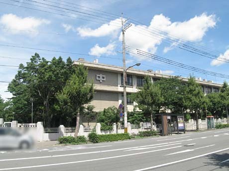 京都市上京区利生町の土地(京都市立北野中学校)
