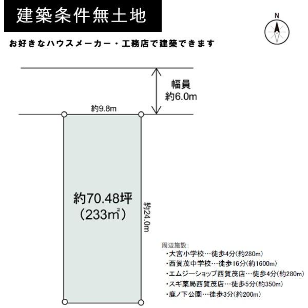 京都市北区西賀茂南大栗町の売土地
