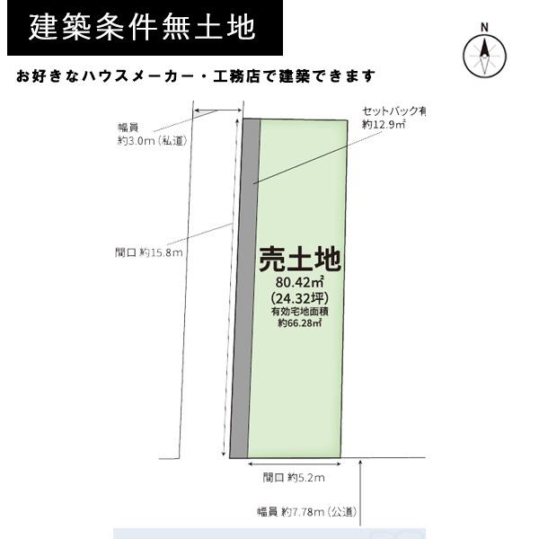 京都市上京区七本松通今出川下る毘沙門町の売土地